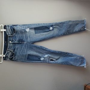 GAP Destroyed Denim Skinny Jeans